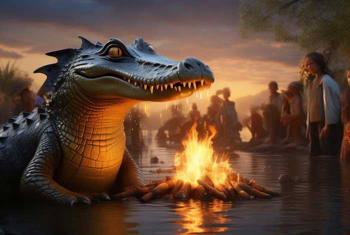 鳄鱼的眼泪童话故事视频，鳄鱼的眼泪的故事视频