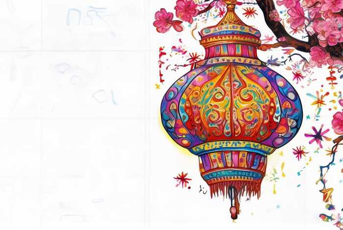 灯笼儿童简笔画 - 灯笼简笔画 儿童画 手抄报