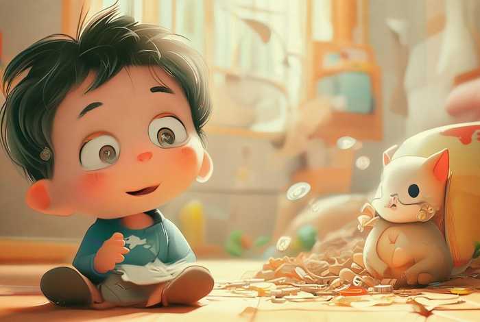 此地无银三百两小朋友讲故事，猫小帅故事此地无银三百两