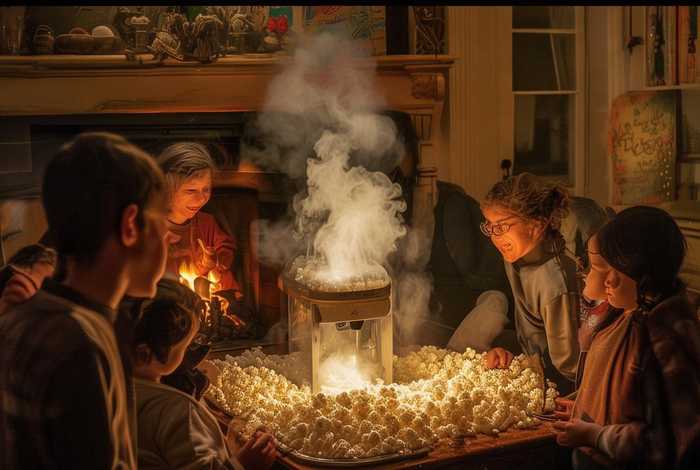 爆米花的有趣故事；爆米花的有趣故事简短