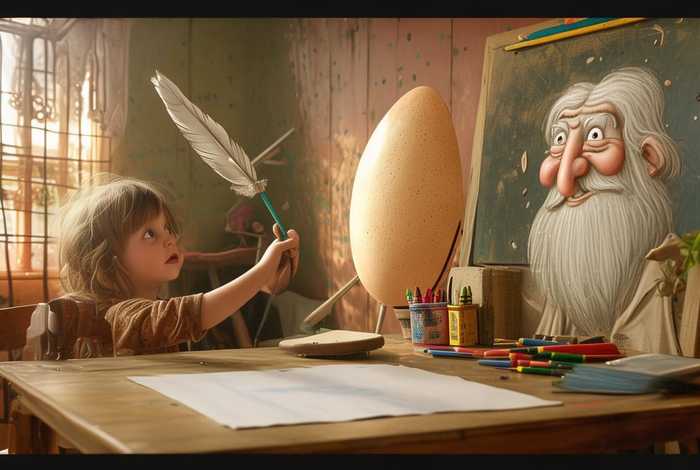 达芬奇画鸡蛋故事儿童；我想听达芬奇画鸡蛋的故事