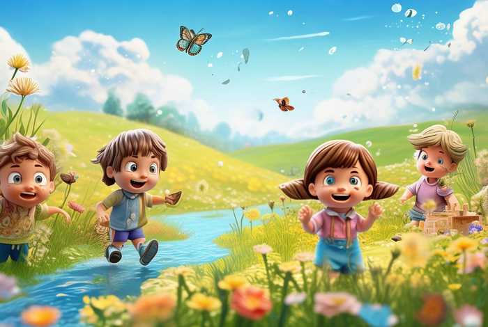 春天的故事儿童版文字 - 春天的故事幼儿绘画