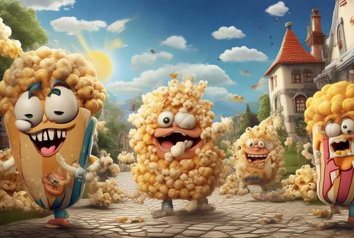 爆米花爆爆村庄故事、爆米花的故事视频