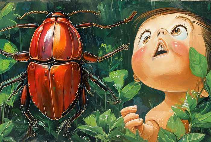 独角仙儿童图片（独角仙有没有图片）