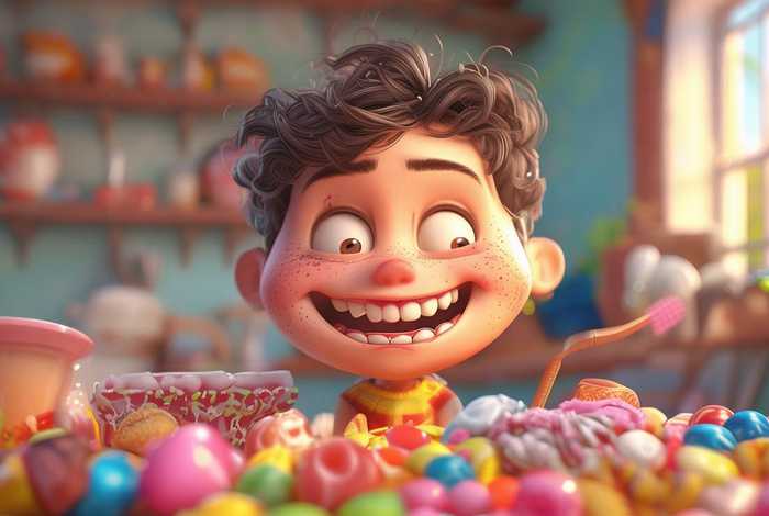 爱吃糖坏牙的小朋友、爱吃糖坏牙的小朋友怎么办