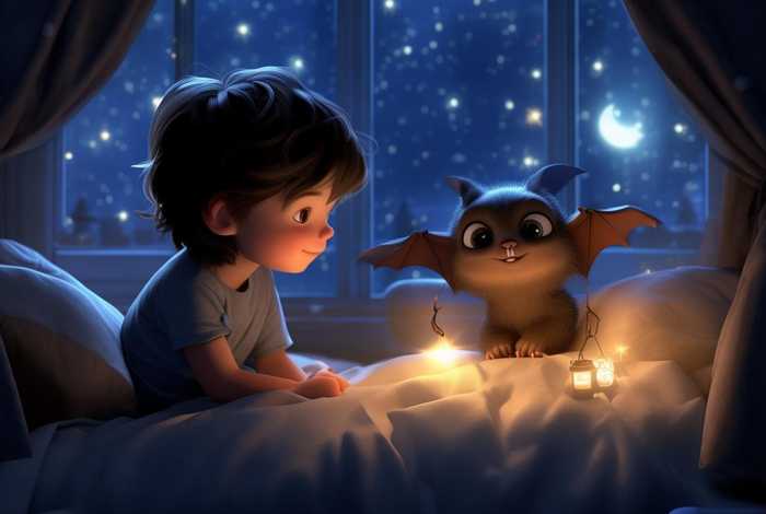 蝙蝠儿童故事睡前故事；关于蝙蝠的睡前故事