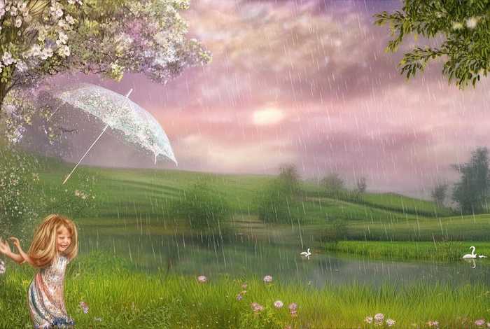 春雨故事，春雨的故事最美丽