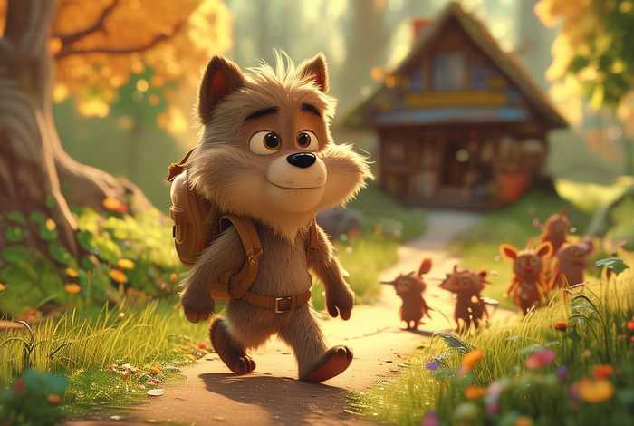 笨狼上学绘本故事（笨狼上学绘本故事内容）