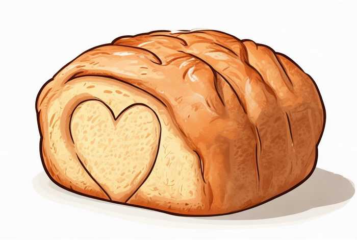 爱心面包图片、爱心面包图片简笔画 爱心面包图片、爱心面包图片简笔画