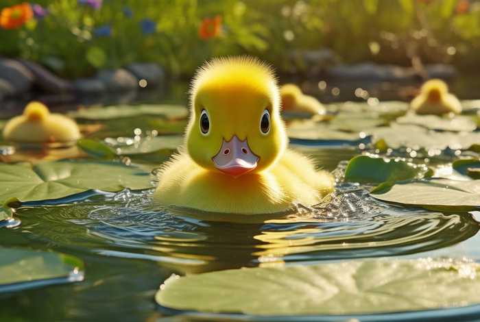 聪明的小鸭子儿童故事 - 聪明的小鸭子幼儿故事 聪明的小鸭子儿童故事 - 聪明的小鸭子幼儿故事