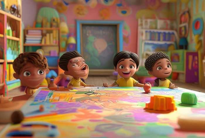 阿奇儿童故事 - 阿奇幼儿园的故事