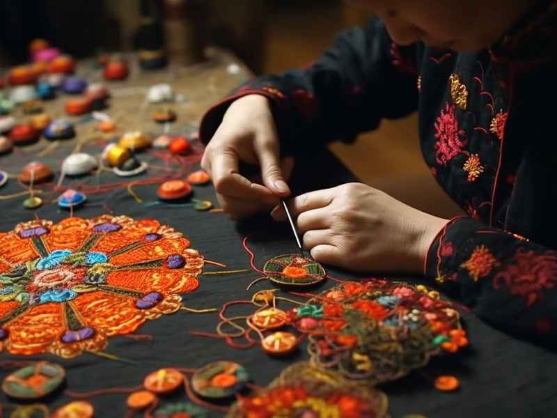 关于刺绣的小故事、关于刺绣的小故事简短