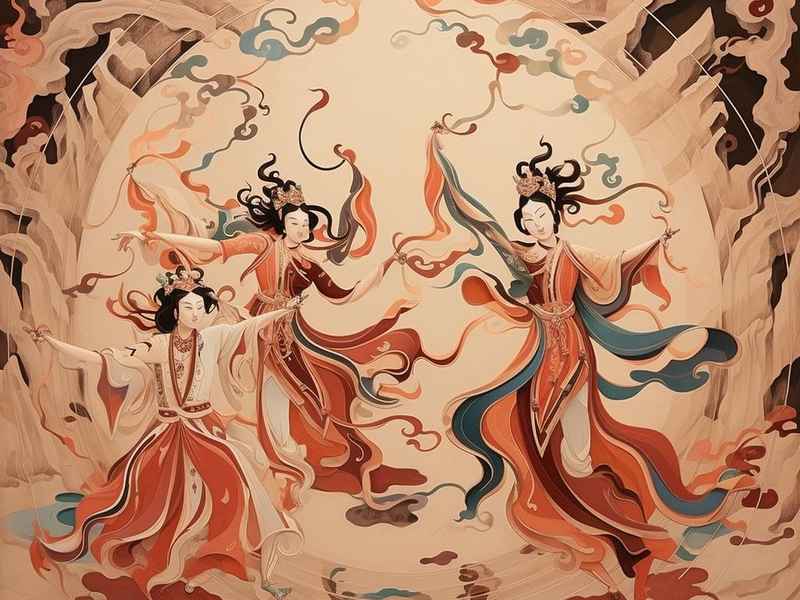 女娲补天的神话故事简笔画（女娲补天的神话故事简笔画图片）