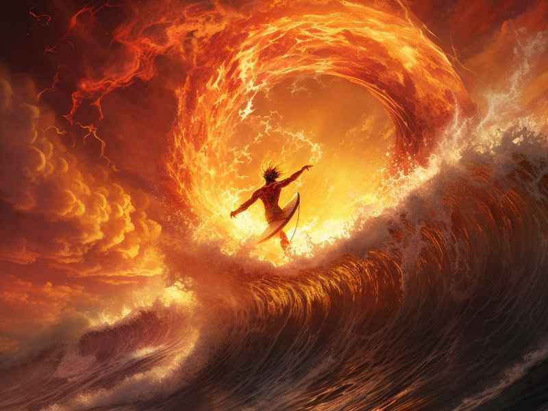 夸父逐日神话故事儿童，神话故事夸父逐日出自谁