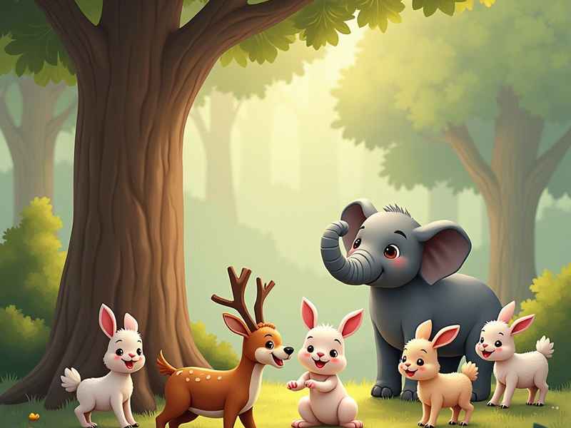 森林里的小动物故事幼儿园（森林里的小动物故事幼儿园中班）