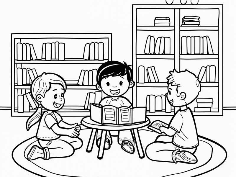 故事涂色画、播放涂色的图的故事