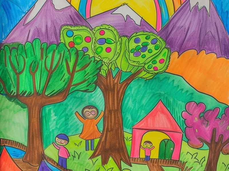 六一儿童心愿画、六一儿童节心愿画