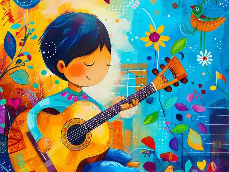 关于吉他的儿童故事；关于吉他的爱情故事
