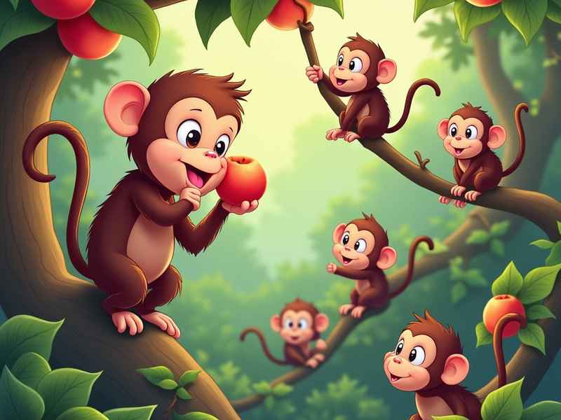 关于monkey的英文故事 关于monkey的英语小短文