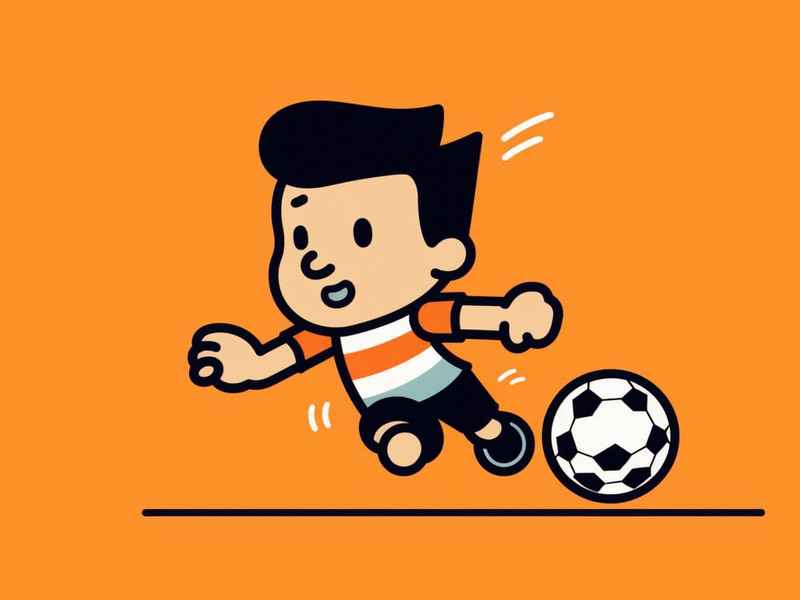 儿童足球简笔画（儿童足球简笔画简单）