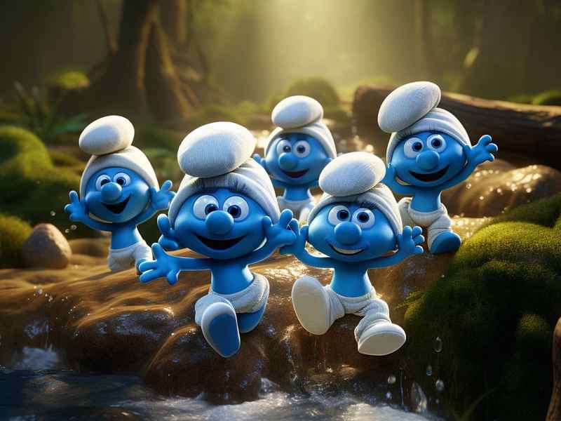 可爱的蓝精灵的故事、可爱的蓝精灵的故事视频