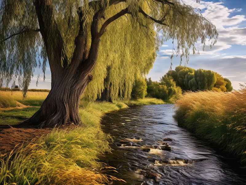 河边柳树的故事；河边柳树的故事有哪些