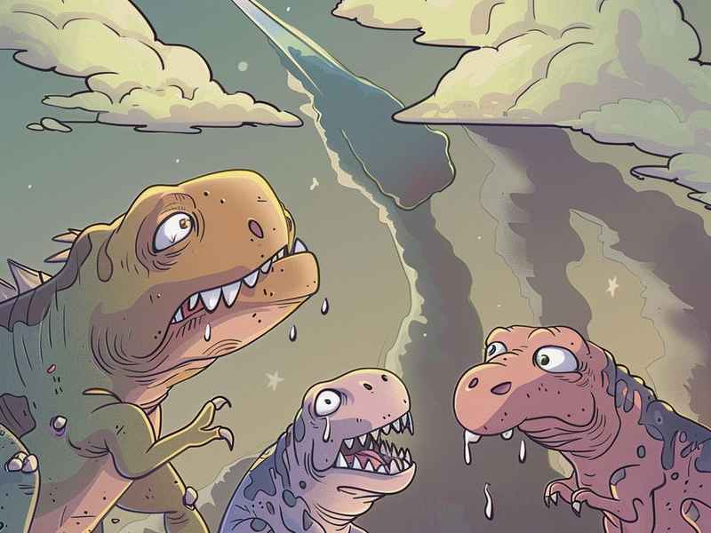 恐龙灭绝睡前故事儿童（恐龙的灭绝故事）