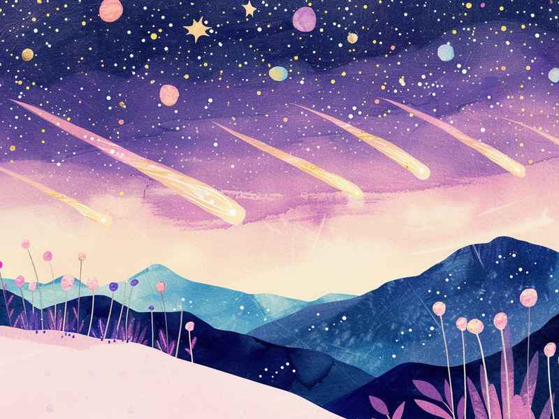 流星闪闪儿童故事、流星花幼儿故事