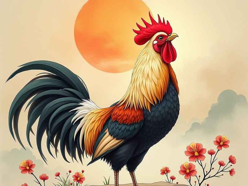 金鸡冠的公鸡儿童故事，金鸡冠的公鸡故事图片清晰