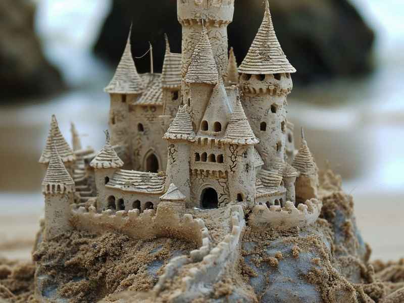 仿写沙滩上的童话故事（仿照沙滩上的童话写作文）