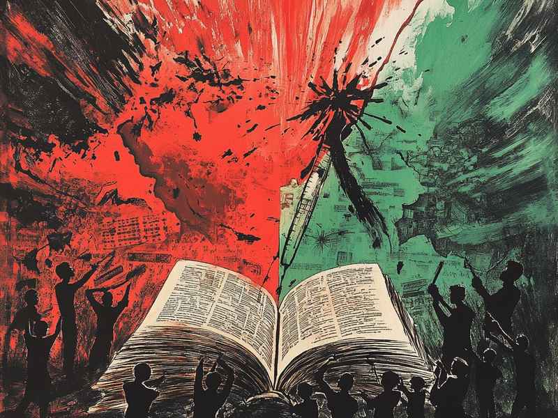 关于革命故事的儿童绘画（关于革命的红色故事的画）