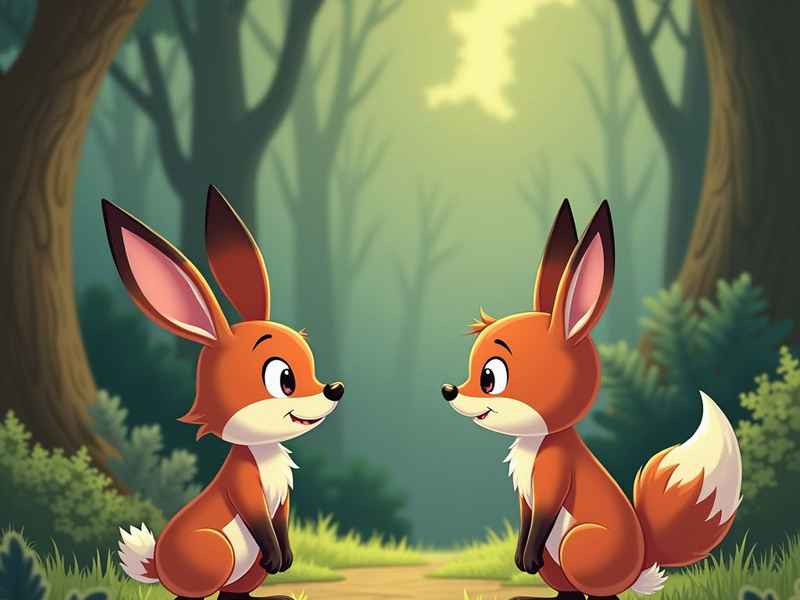 狐狸和兔子故事原文，狐狸和兔子故事原文图片