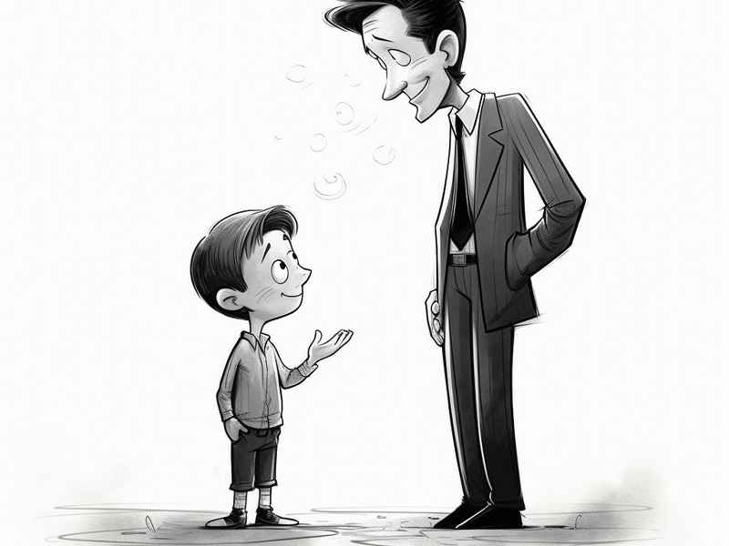 漫画父与子的故事 漫画父与子的故事《令人着迷的书》启发