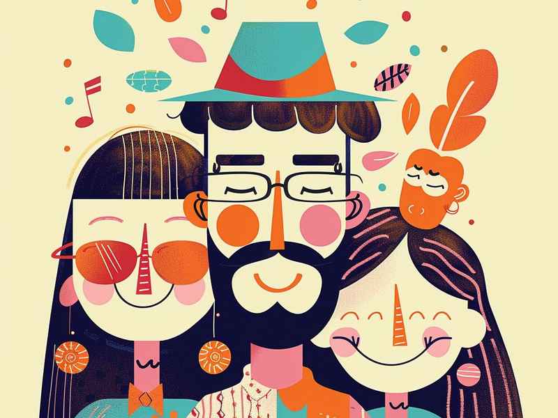 快乐一家人卡通图片 快乐一家人卡通图片大全