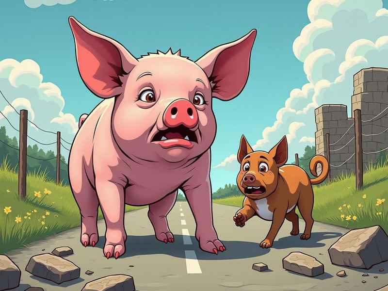 你听过猪和狗的故事吗，你听过猪和狗的故事吗英语