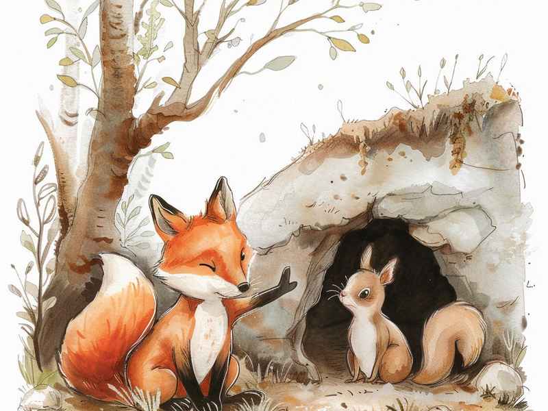 狐狸的项链绘本（小狐狸的项链绘本）