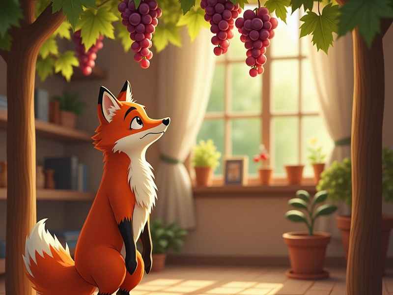 狐狸和葡萄儿童故事（狐狸和葡萄幼儿故事文字版）