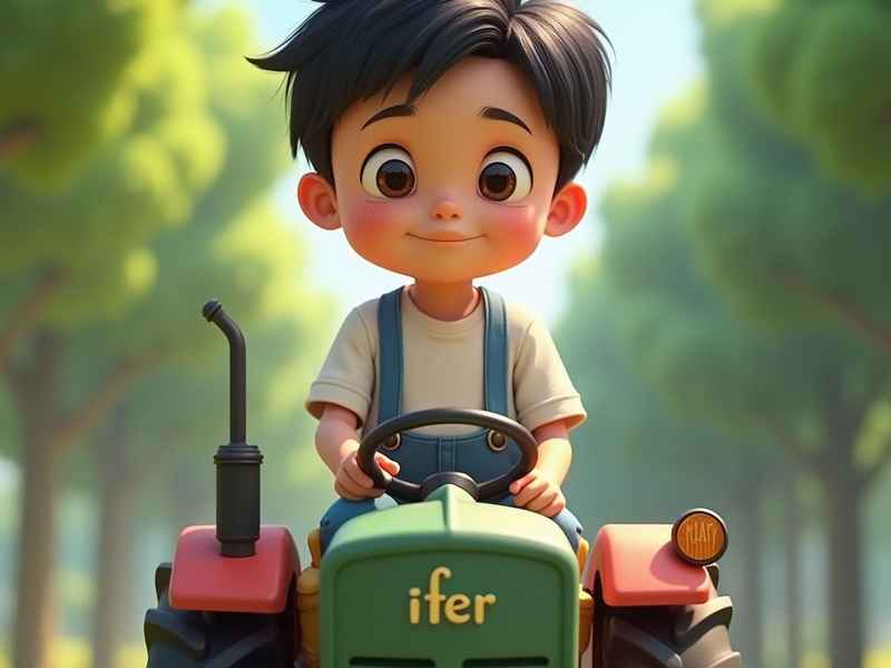 汽车故事儿童睡前拖拉机（拖拉机睡前故事文字）