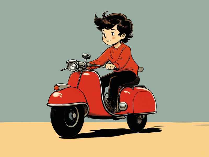 哪个儿童故事含有小摩托；关于摩托车的小故事幼儿园