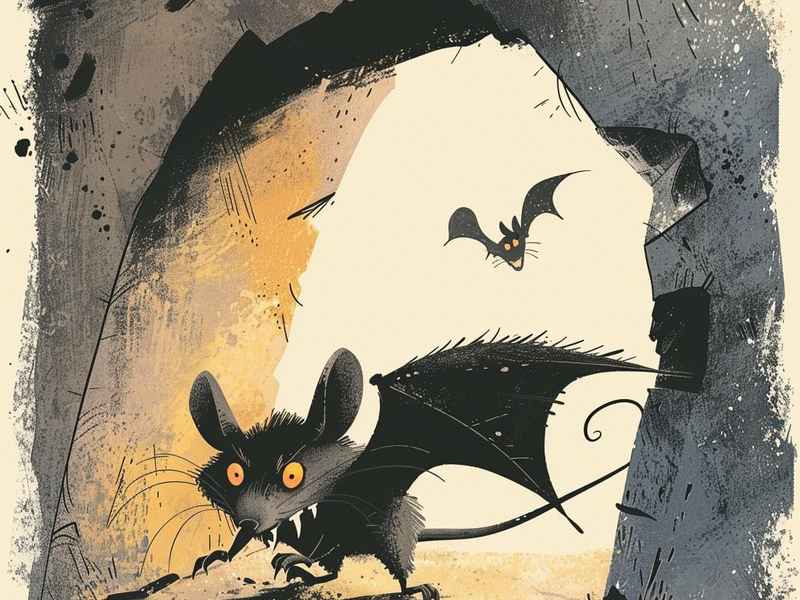 关于蝙蝠的儿童故事，关于蝙蝠的寓言故事