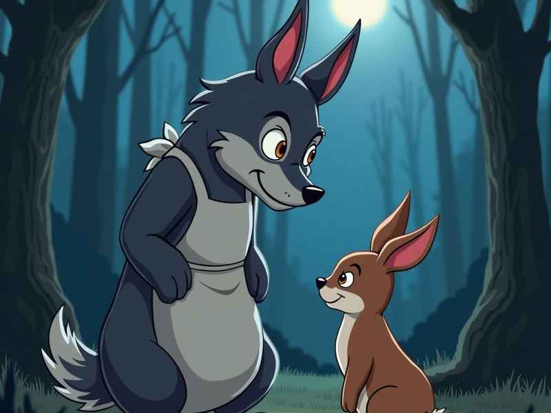 狼的故事睡前故事 小白兔和大灰狼的故事睡前故事