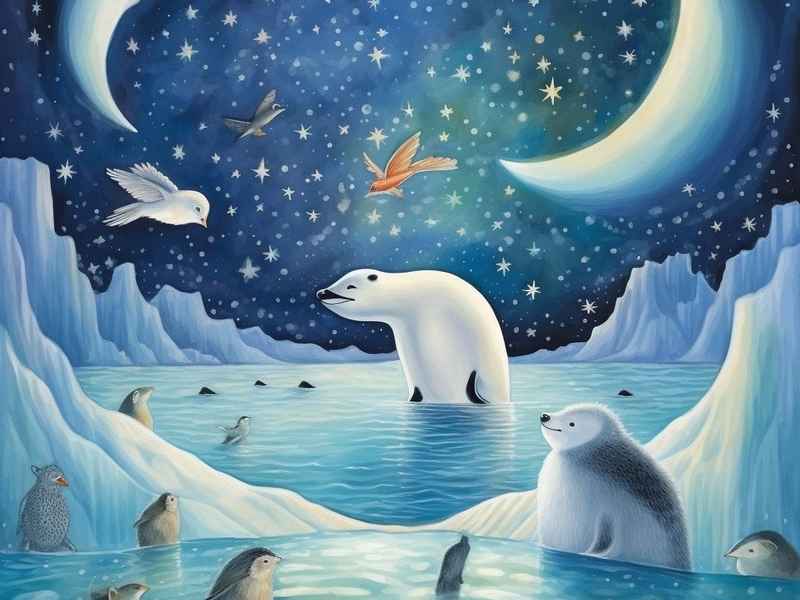 海鳗的故事儿童；海鳗儿童画