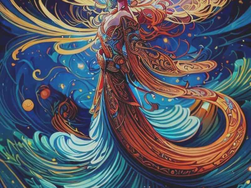 女娲补天神话故事绘画（女娲补天的神话故事绘画）