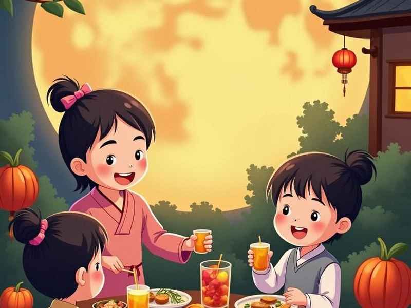 儿童中秋故事表演，幼儿园中秋故事表演