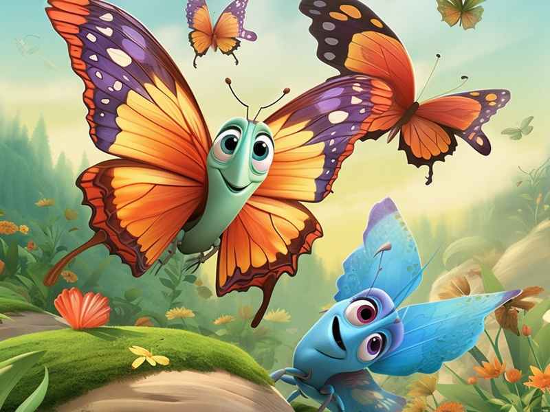 关于蝴蝶的儿童绘本故事，有关蝴蝶的绘本故事和图片
