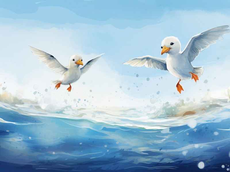 海鸥的故事绘本（海鸥的故事绘本图片）