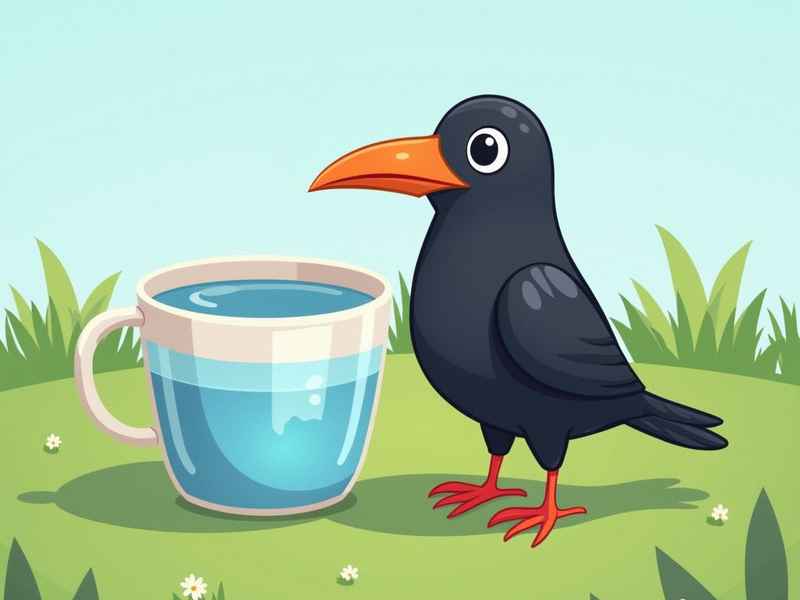 儿童寓言故事乌鸦喝水,幼儿寓言故事乌鸦喝水 儿童寓言故事乌鸦喝水,幼儿寓言故事乌鸦喝水