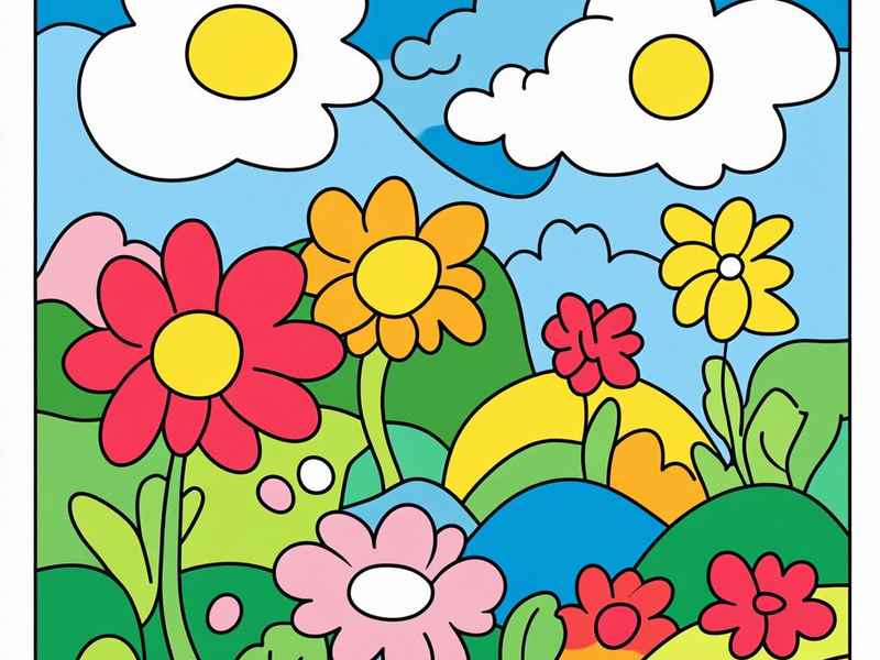 廉洁儿童简笔画空白涂色模板简单 - 廉洁儿童画简单又漂亮