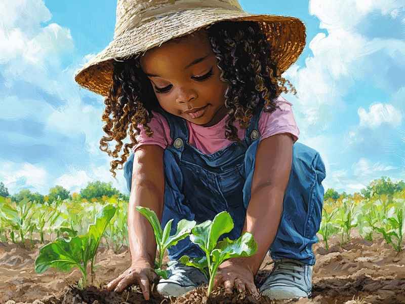 儿童种菜的故事 - 幼儿种菜的故事