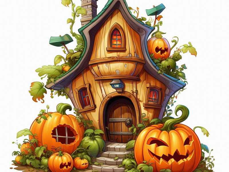 南瓜房子儿童故事、幼儿故事南瓜房子